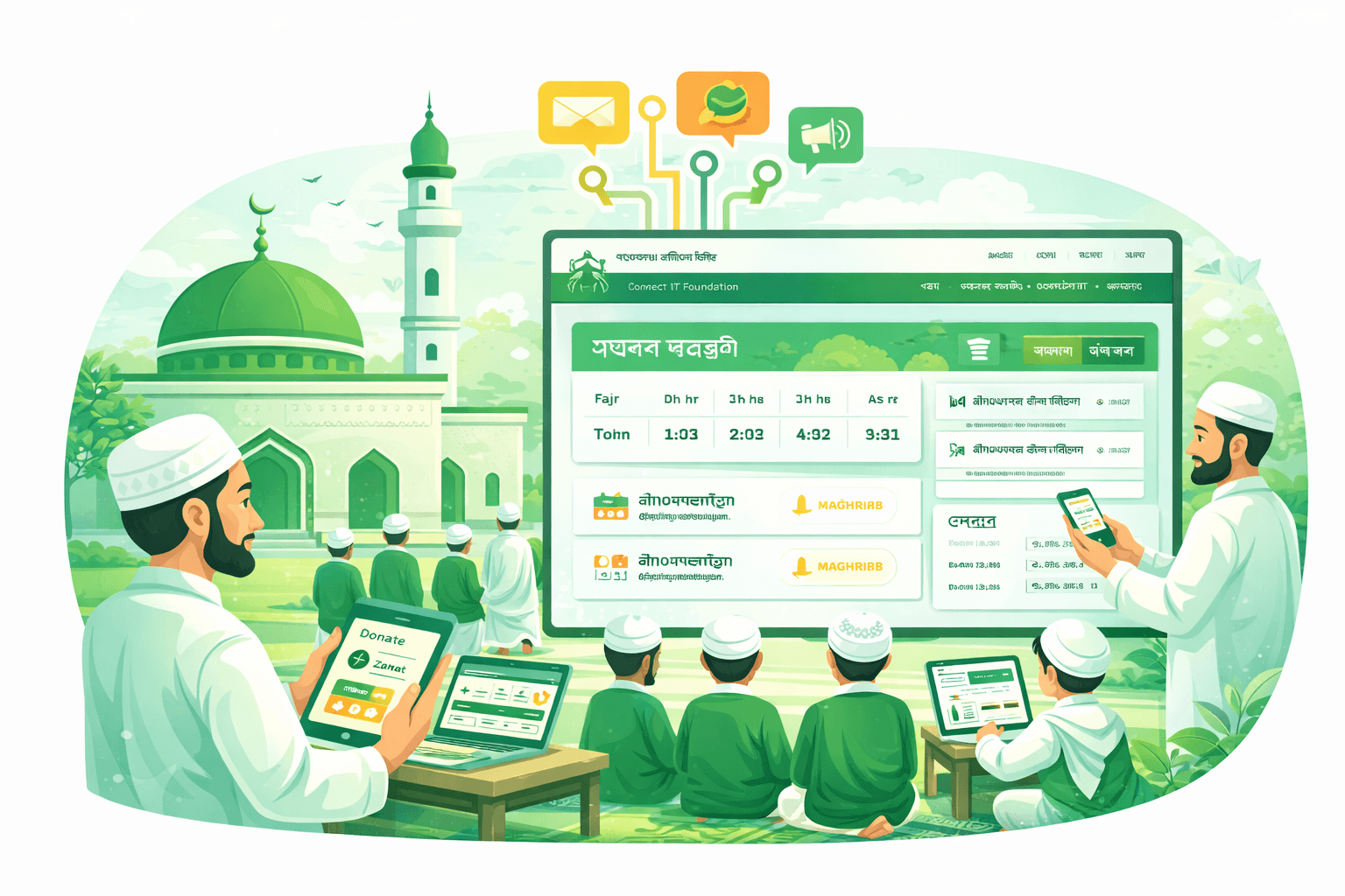 বায়তুল নূর জামে মসজিদ কভার